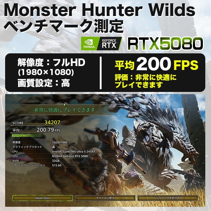 ゲーミングPC デスクトップパソコン GP-V3 ホワイト ピラーレス GeForce RTX5080 Intel Core Ultra7 265KF Windows11 NVMe M.2 SSD500GB メモリ32GB CPU水冷ファン ゲーミングパソコン eスポーツ PASOUL 極