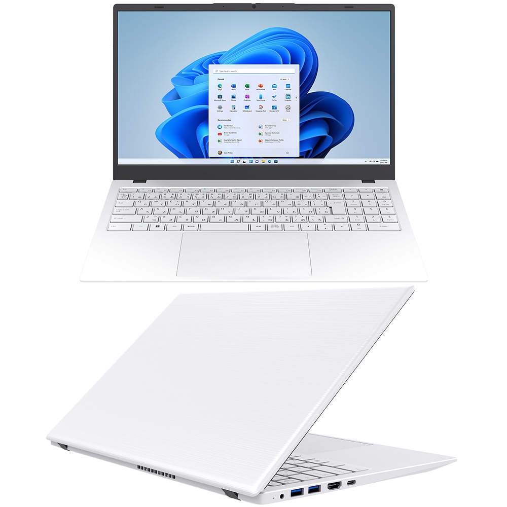 ノートパソコン PASOUL NC15J [ホワイト] 15.6インチワイド Windows11