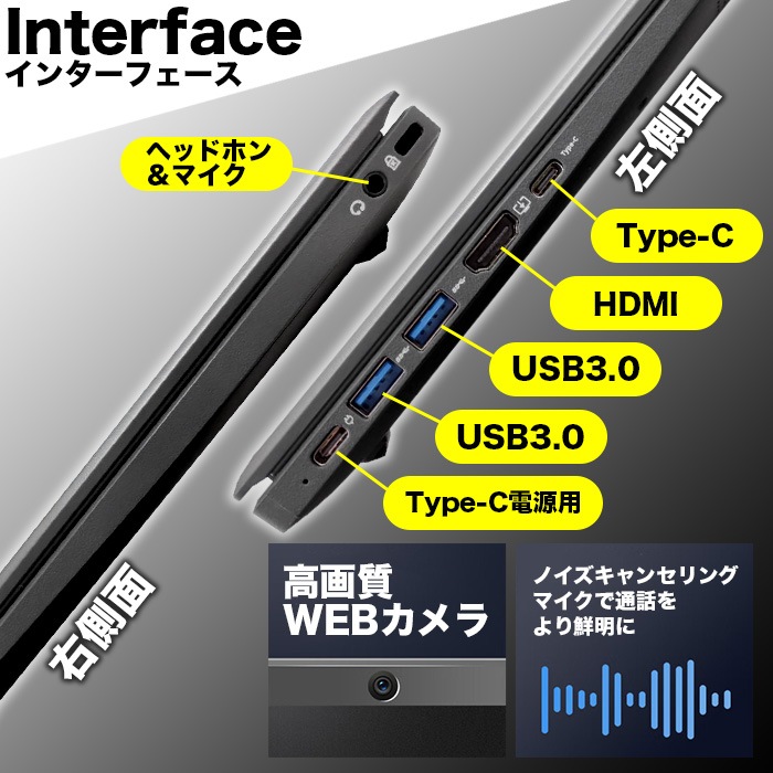ノートパソコン PASOUL NC14J 14インチワイド Windows11 Intel Pentium