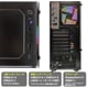 ゲーミングPC デスクトップパソコン ブラック GeForce RTX4060Ti AMD Ryzen5 4500 Windows11 NVMe M.2 SSD500GB メモリ16GB ゲーミングパソコン eスポーツ PASOUL 煌