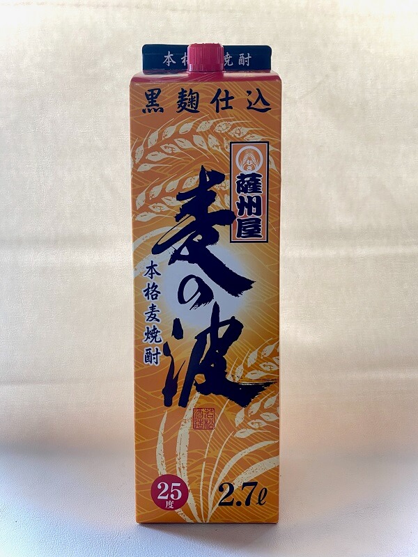 薩州屋 麦の波 25度 2.7Lﾊﾟｯｸ | 焼酎,麦焼酎 | パスポートマルシェ