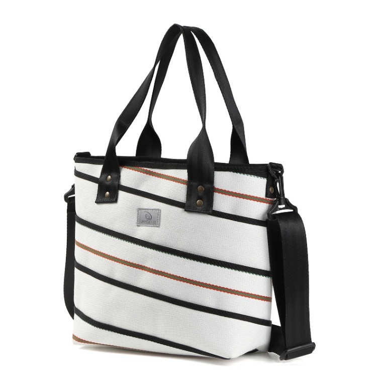 スパイラルトートバッグ（中）（ホワイト） | ALL ITEM