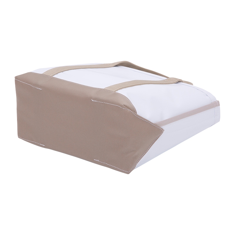 yuベージュリメイクバッグNo.814•No.815☆ハンドバッグポーチ 三角マチトートバッグ（ベージュ） | ALL ITEM | UPCYCLE LAB