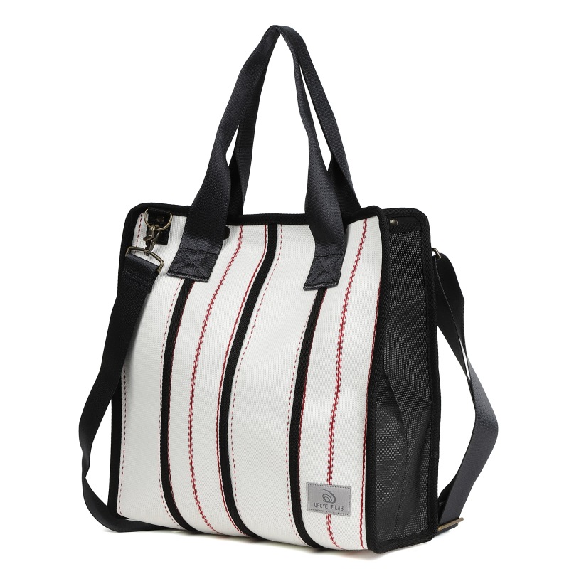 ショルダートートバッグ（ホワイト） | ALL ITEM | UPCYCLE LAB