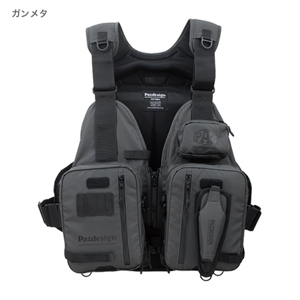 Pazdesign フィッシングベスト グレー フリーサイズ PSLオールラウンドベスト | VEST | 【Pazdesign公式】オンラインショップ
