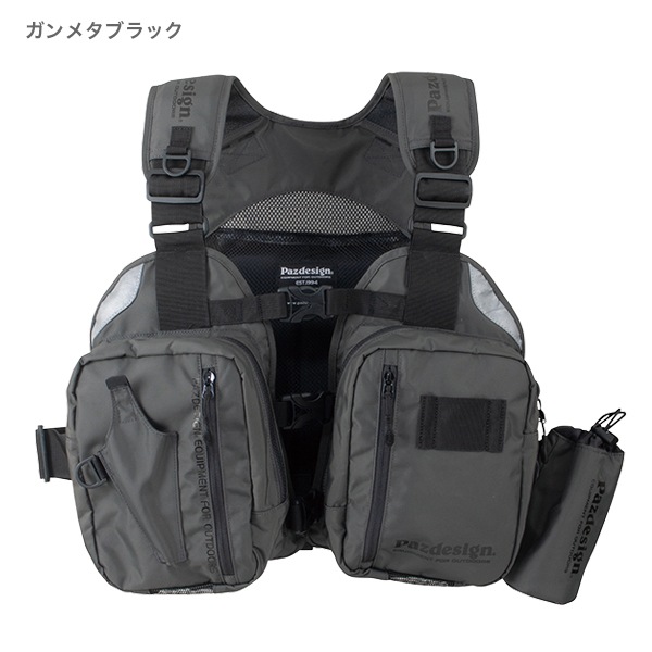 Pazdesign パズデザイン　マルチゲームベスト　ガンメタブラック PSLマルチゲームベスト | VEST | 【Pazdesign公式】オンラインショップ