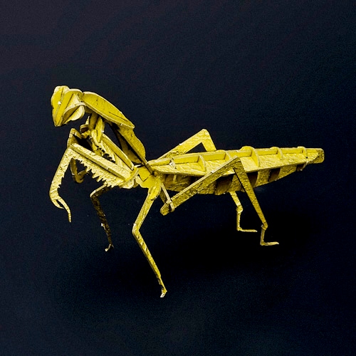 ■カマキリメタリック【ゴールド】3D立体ペーパーパズル