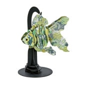 ■和柄 きんとと（専用台座付）<緑> 3D立体ペーパーパズル