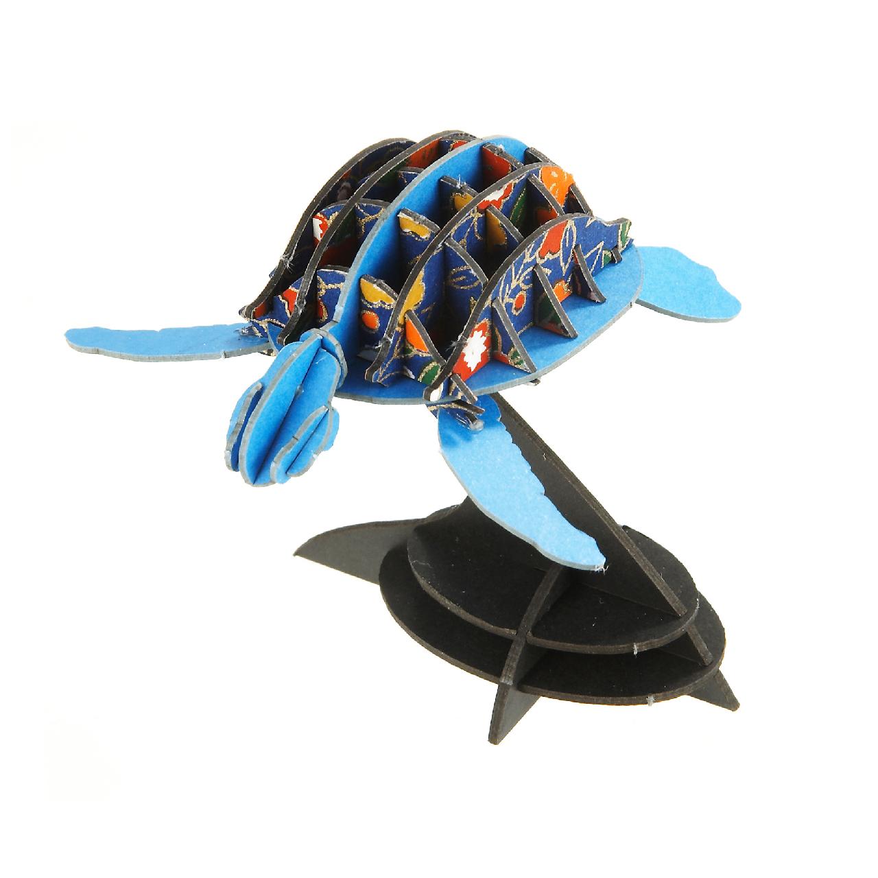 <和紙>ウミガメ(台座付)