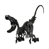 NEW-ヴェロキラプトル<ブラック> 3D立体ペーパーパズル