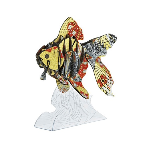 越前和紙 きんとと <金襴蝶>(台座付)3D立体ペーパーパズル