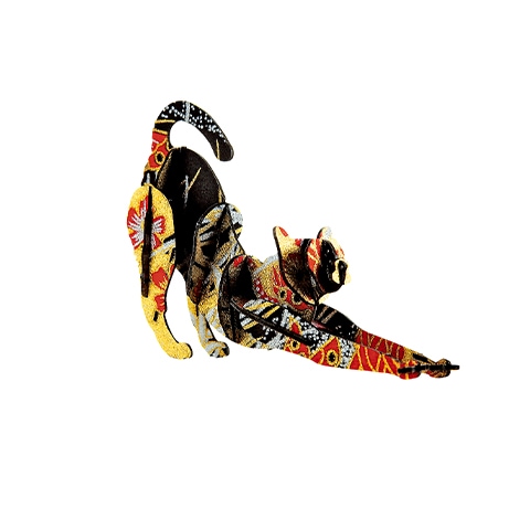 ＜越前和紙＞ねこ（のび）14番