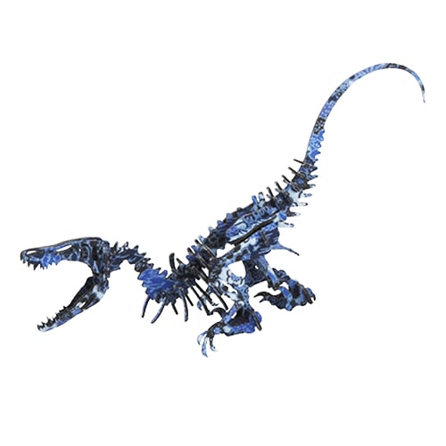 <越前和紙>NEWヴェロキラプトル<藍> 3D立体ペーパーパズル