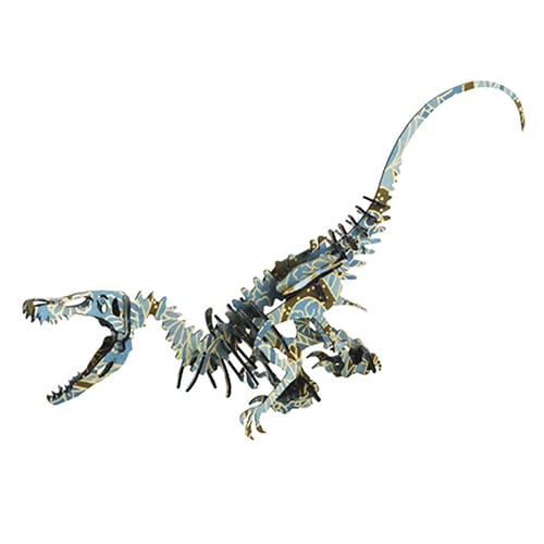<越前和紙>NEWヴェロキラプトル<緑> 3D立体ペーパーパズル