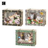 ミニチュア切絵マグネット付きCセット アニマル-2