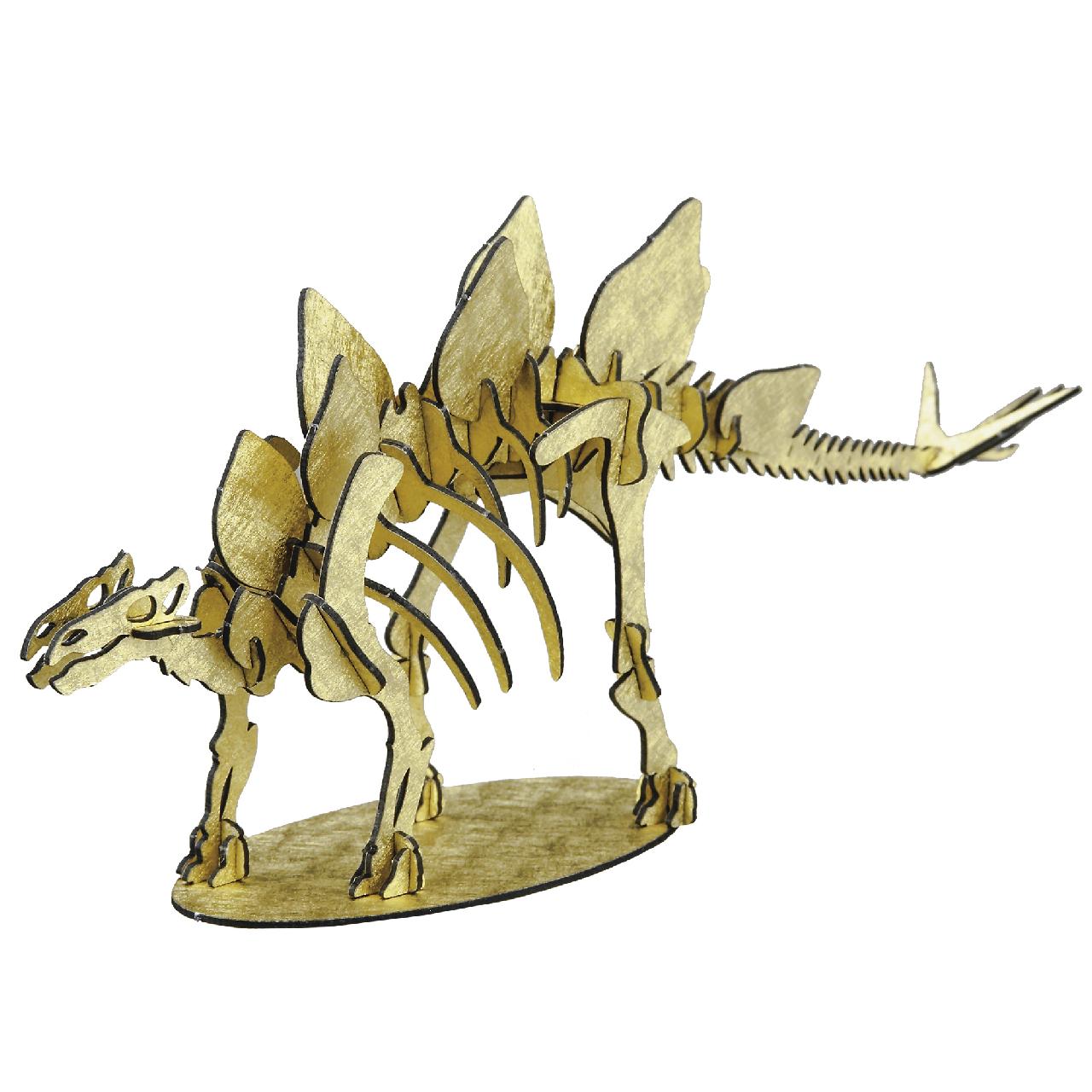 NEWステゴサウルス＜ゴールド＞ 3D立体ペーパーパズル