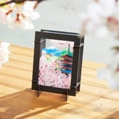 立体セルアート 富士と新倉山浅間公園　Arakurayama Sengen Park And FUJI