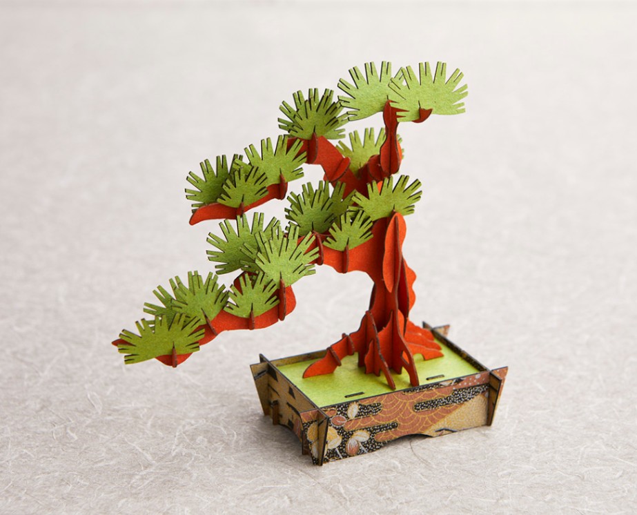盆栽 BONSAI 3D立体ペーパーパズル