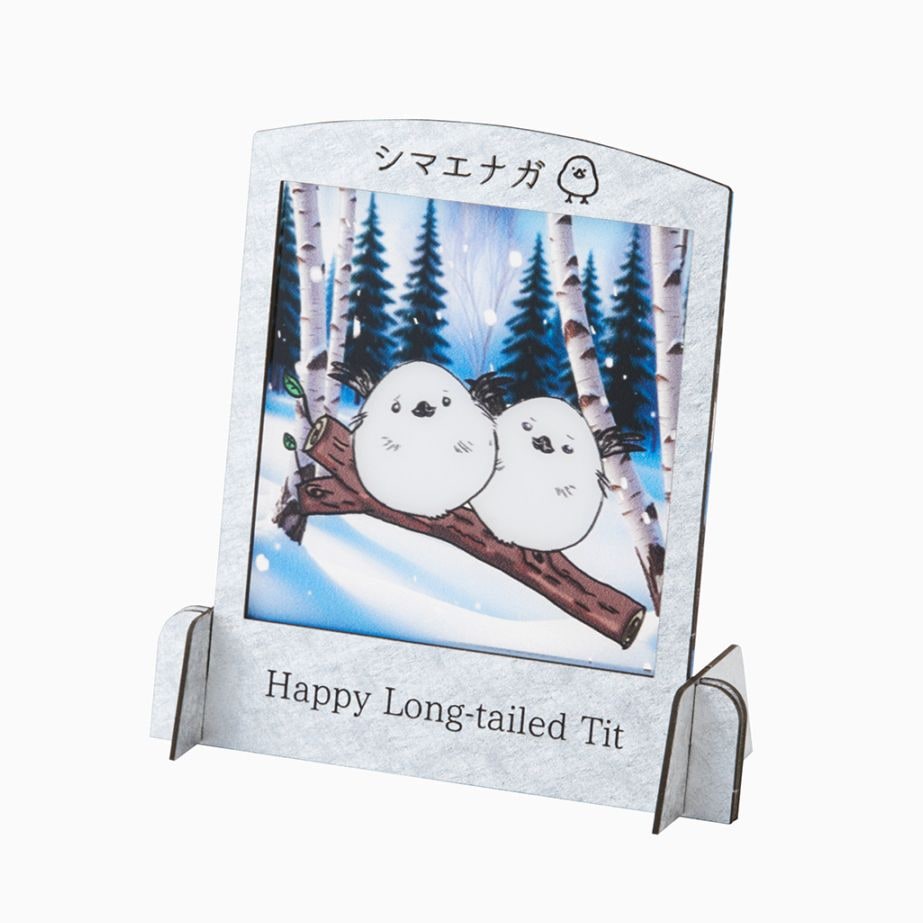 ステンドアート【シマエナガ】シマちゃん-4