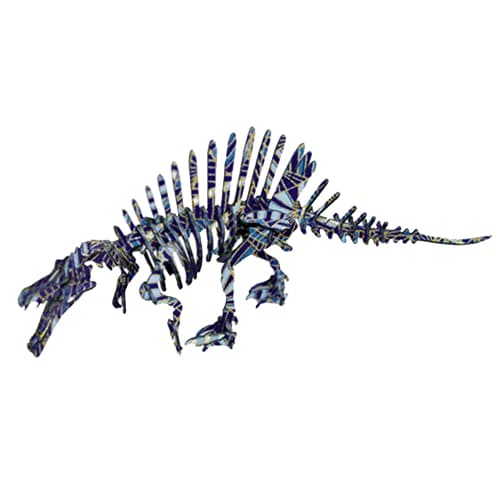<越前和紙>スピノサウルス和紙張 3D立体ペーパーパズル