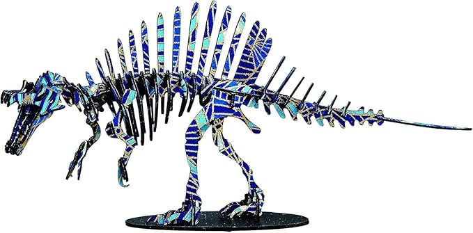 <越前和紙>スピノサウルス和紙張 3D立体ペーパーパズル