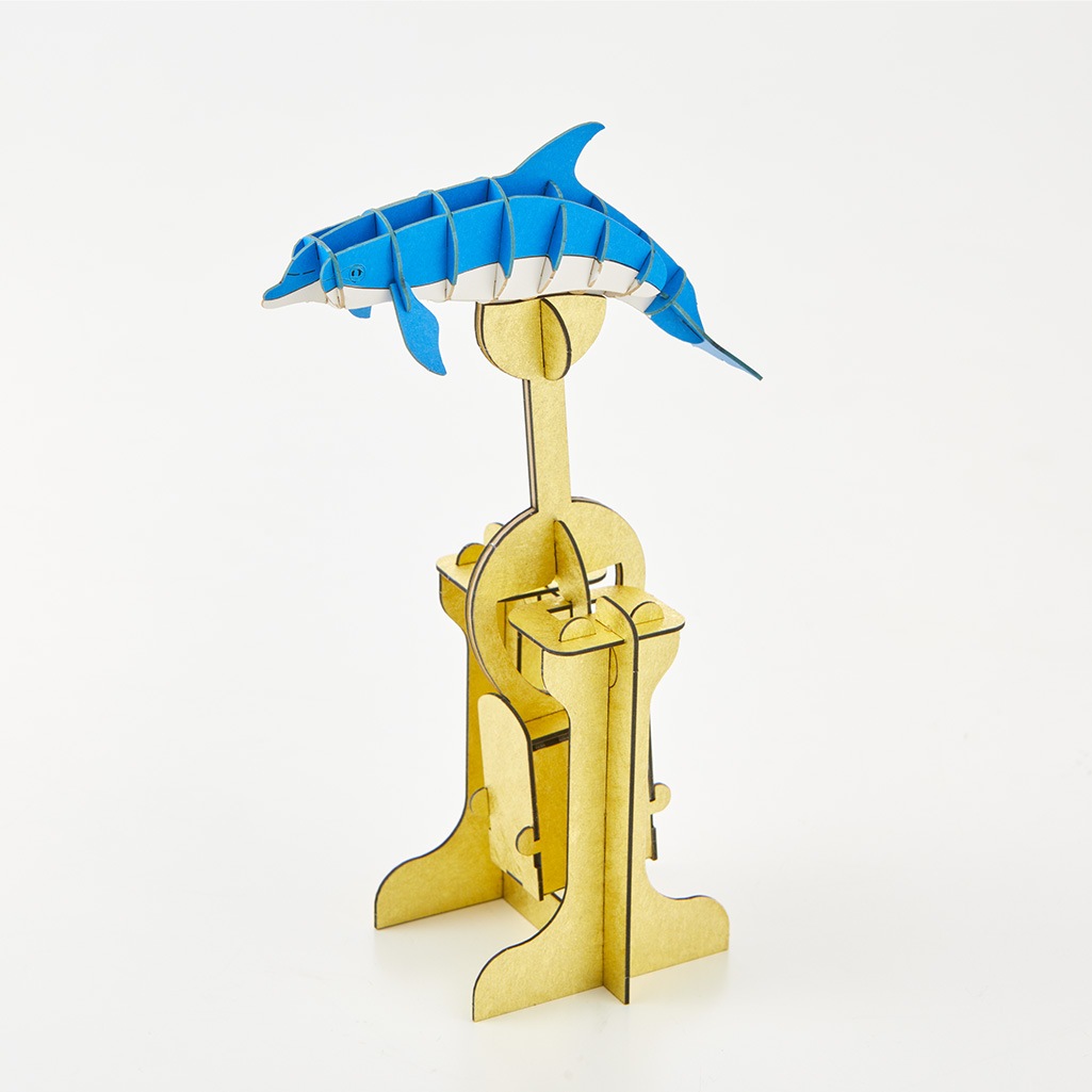 SWイルカスイング 3D立体ペーパーパズル