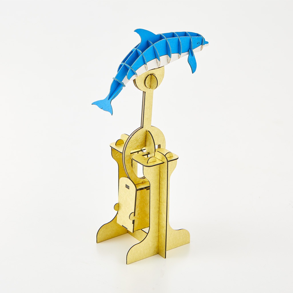 SWイルカスイング 3D立体ペーパーパズル