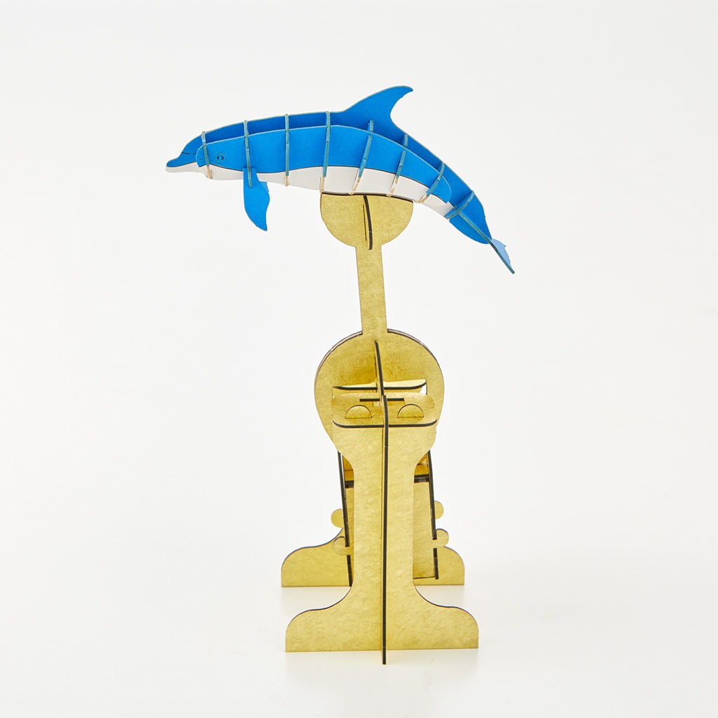 SWイルカスイング 3D立体ペーパーパズル | スイング(SW)シリーズ | PazuMe