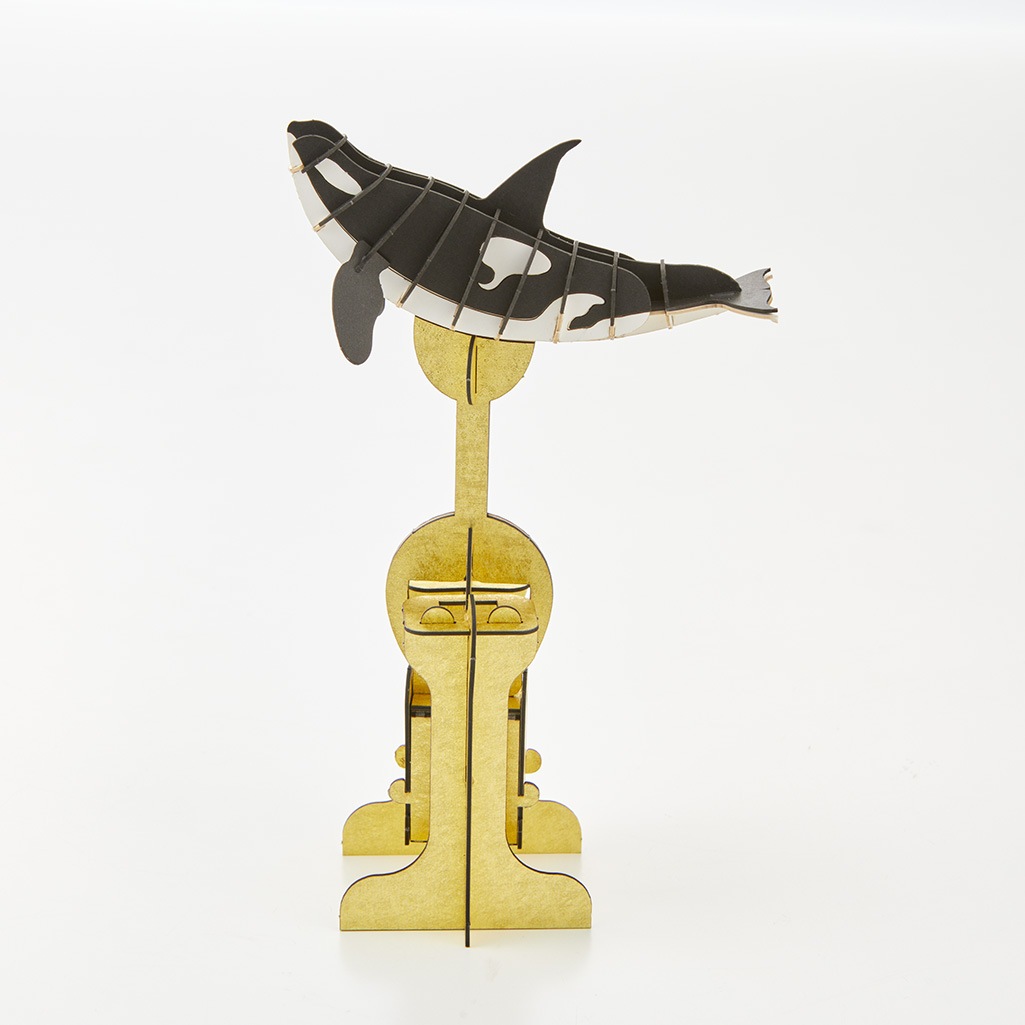 SWシャチスイング 3D立体ペーパーパズル