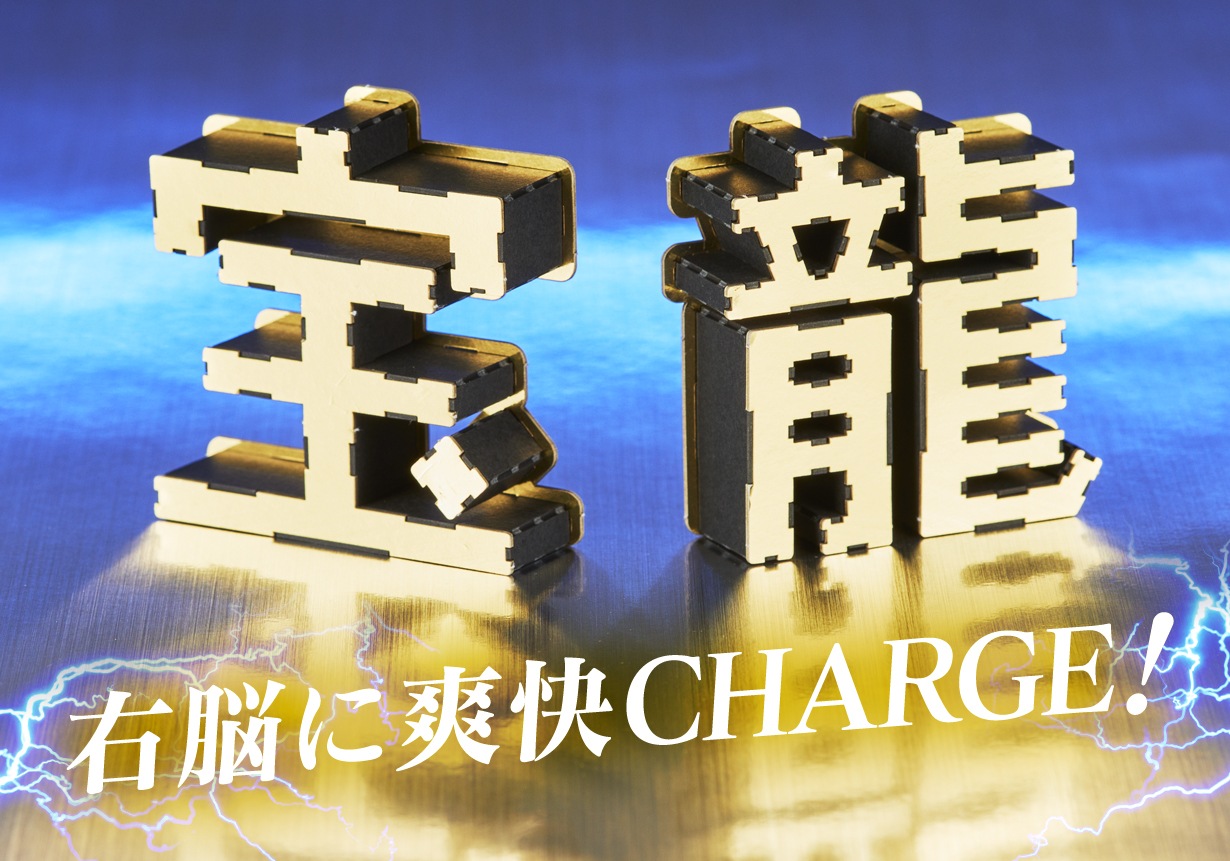 パチッと！爽快♪3D漢字パズル 宝と龍のセット