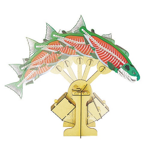 SWサケスイング 3D立体ペーパーパズル