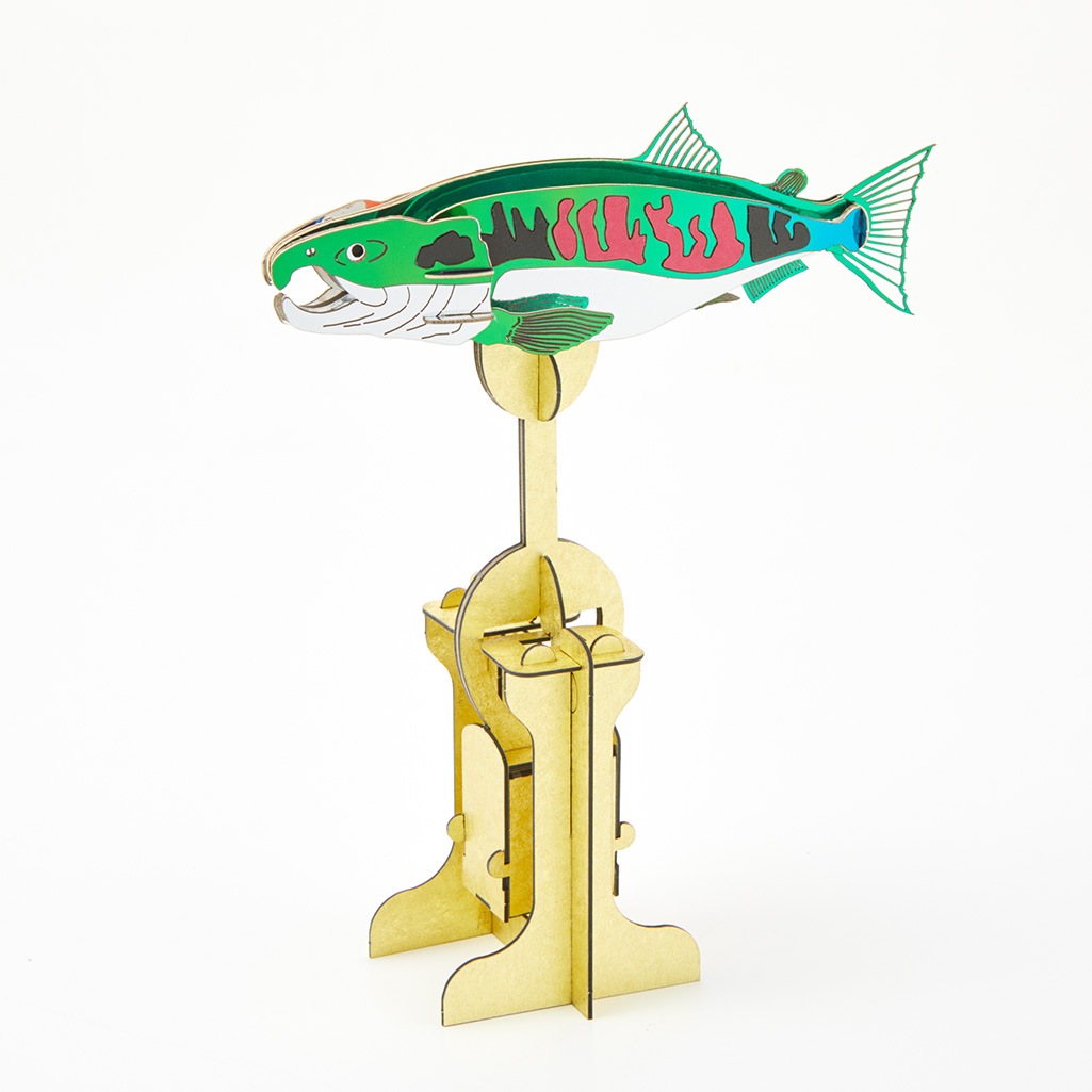 SWサケスイング 3D立体ペーパーパズル