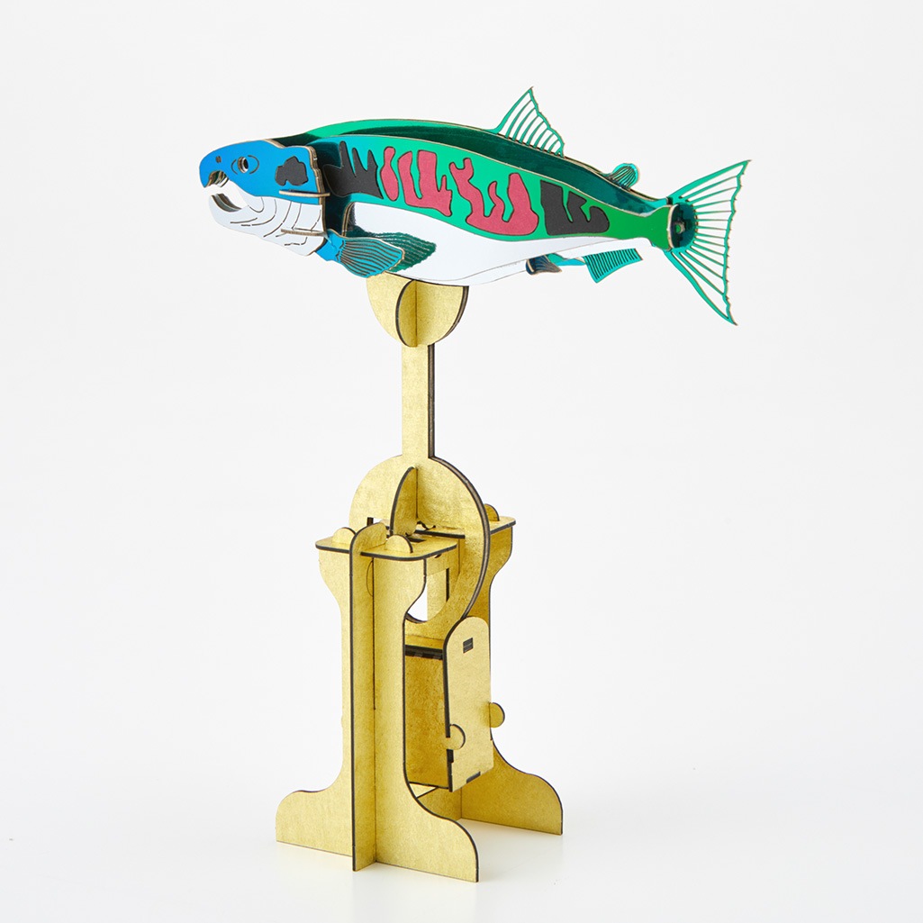 SWサケスイング 3D立体ペーパーパズル