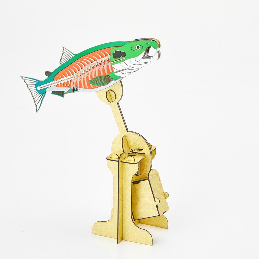 SWサケスイング 3D立体ペーパーパズル