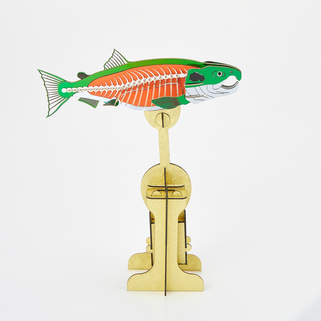 SWサケスイング 3D立体ペーパーパズル