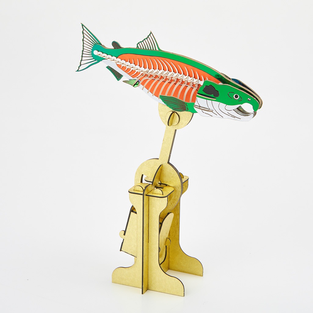 SWサケスイング 3D立体ペーパーパズル