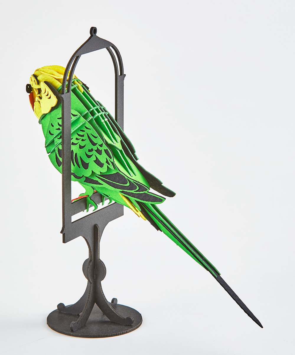 インコのピーちゃん(黄緑)