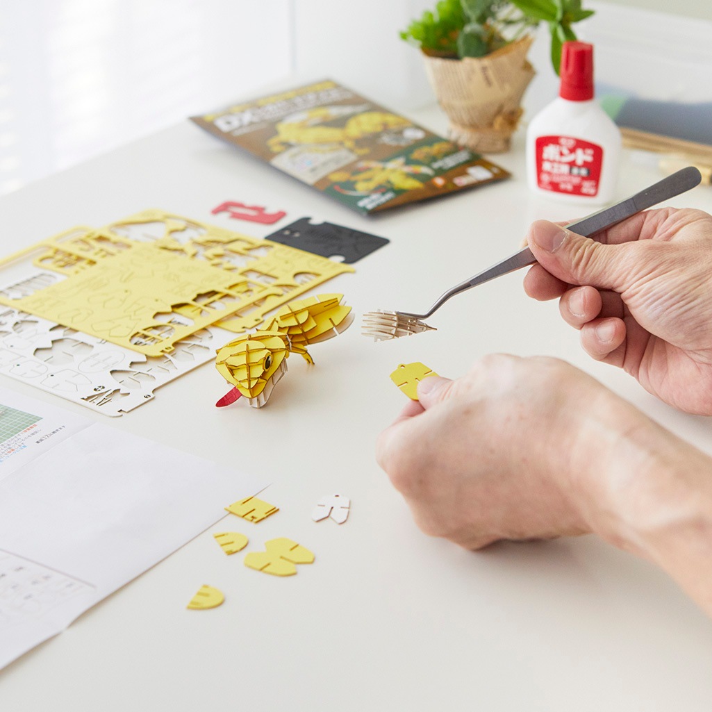 DXレオパードゲッコー黄(MOVE)＜ヒョウモントカゲモドキ＞ 3D立体ペーパーパズル