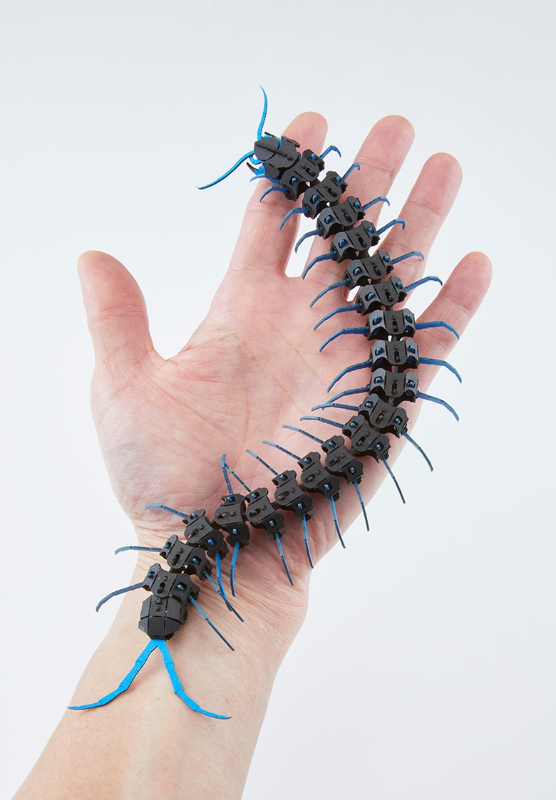 リュウジンオオムカデ(青) 3D立体ペーパーパズル