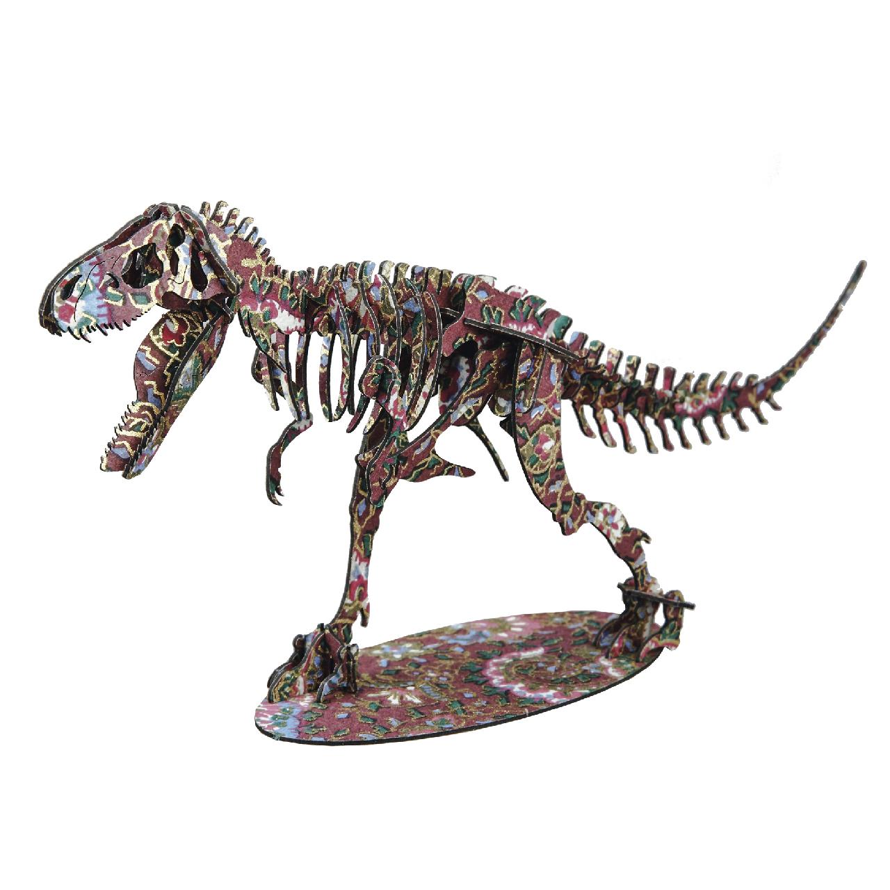越前和紙＞NEWティラノサウルス スタンドタイプ＜小豆＞ 3D立体