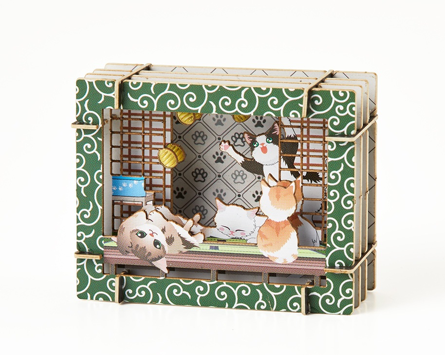 ミニチュア切絵マグネット付きCセット アニマル-2