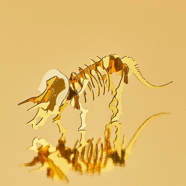 トリケラトプスZG 3D立体ペーパーパズル