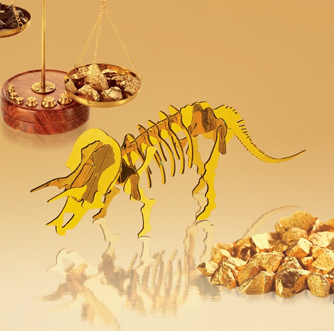 トリケラトプスZG 3D立体ペーパーパズル