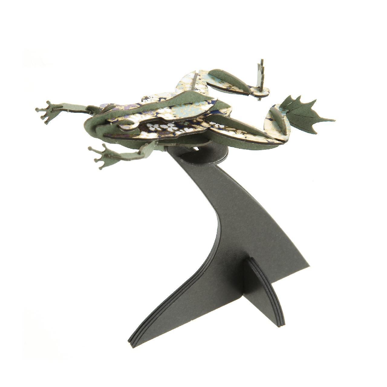 ■<和紙>カエル（台座付）