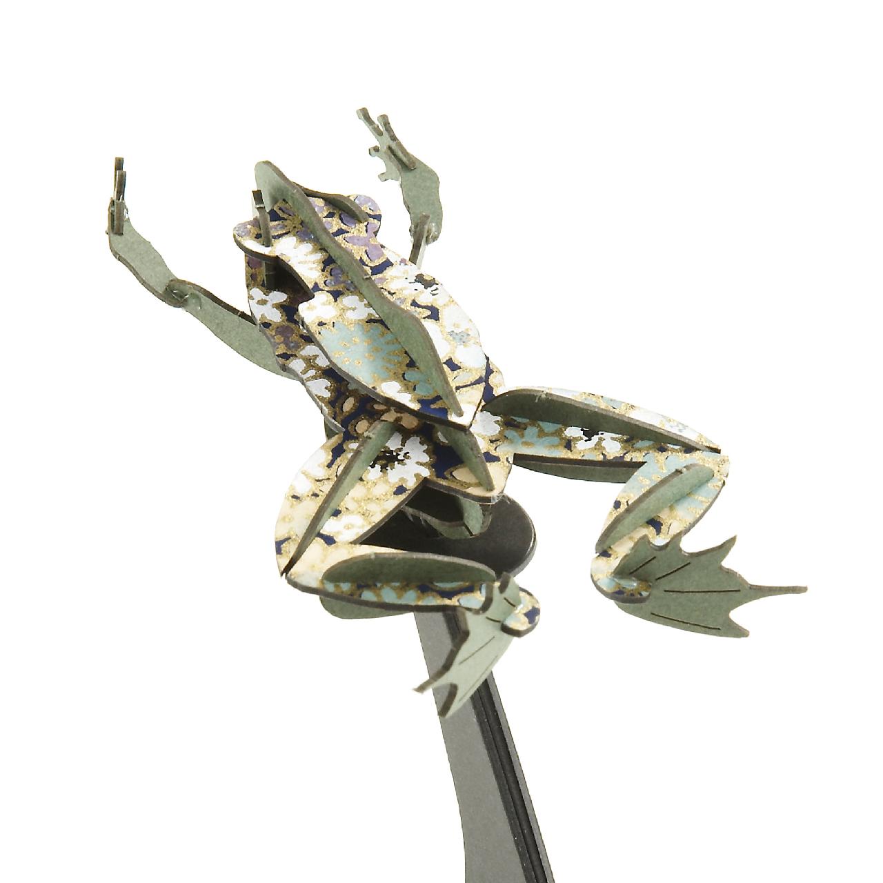 ■<和紙>カエル（台座付）