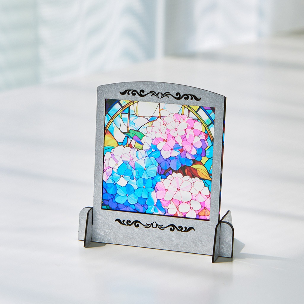 ステンドアート【アジサイ】