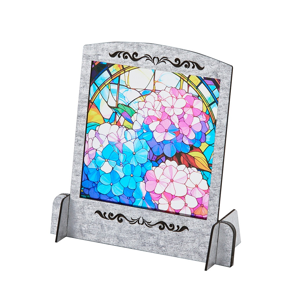 ステンドアート【アジサイ】