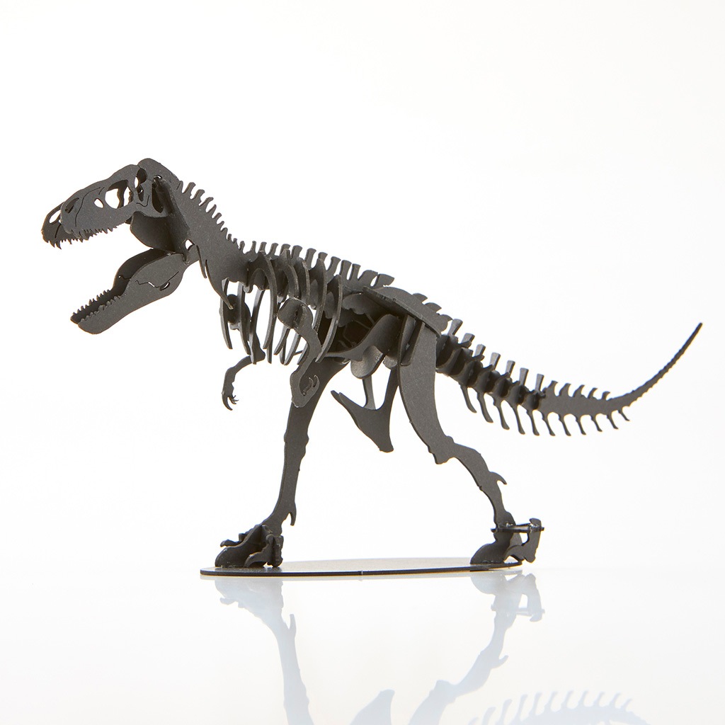 NEWティラノサウルス スタンドタイプ＜ブラック＞ 3D立体ペーパーパズル