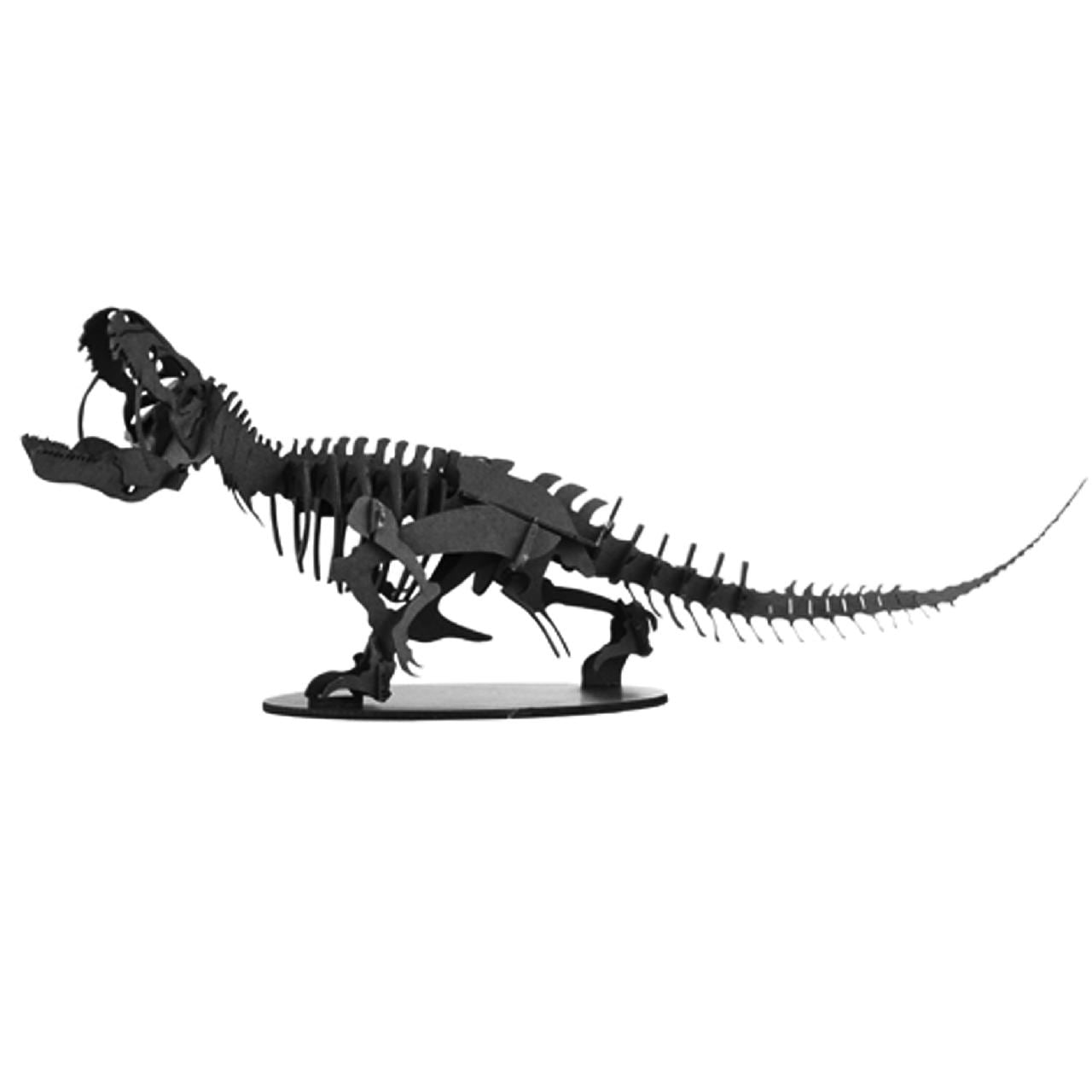 NEW-ティラノサウルス-C（台付）<ブラック> 3D立体ペーパーパズル