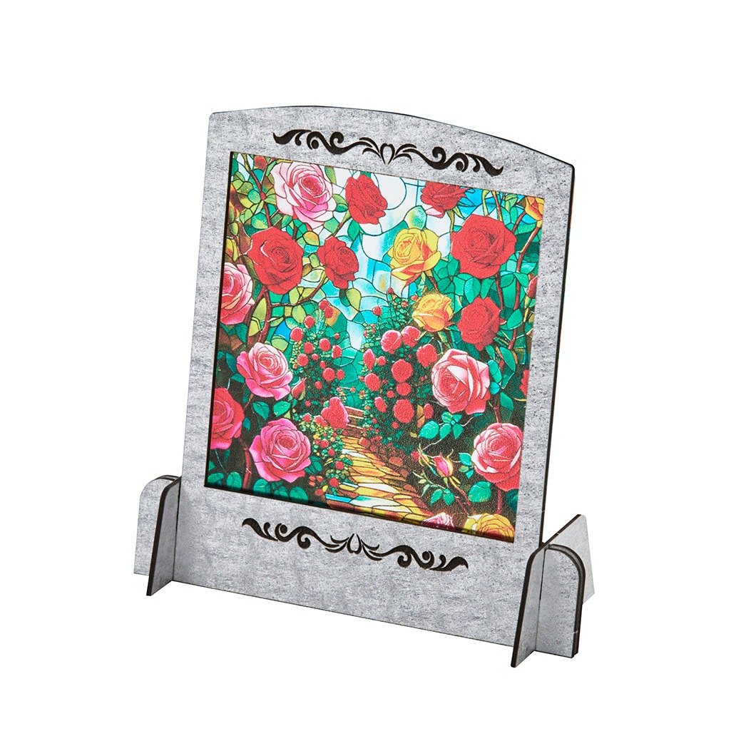 ステンドアート【バラ】